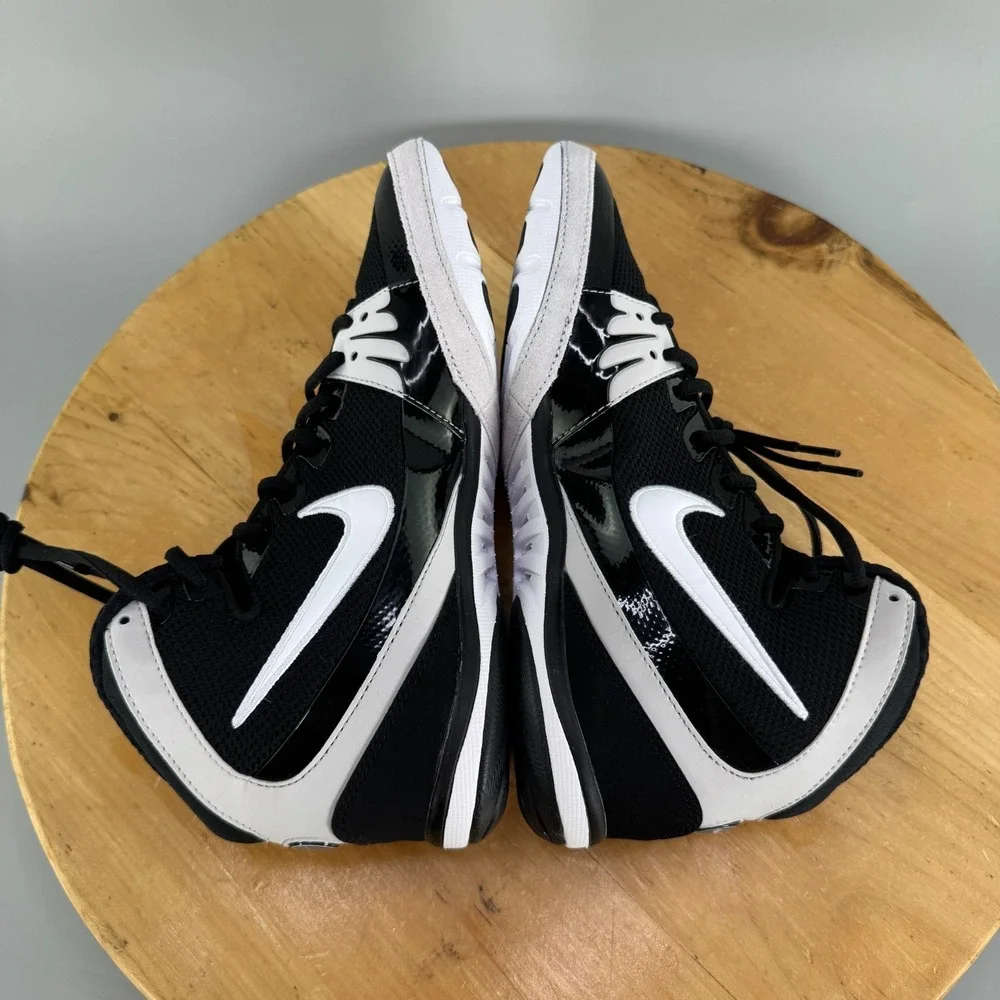 Nike Freek Mens Size 11.5 Wrestling Shoes Black‎ True White Team Issued 2024 NEW